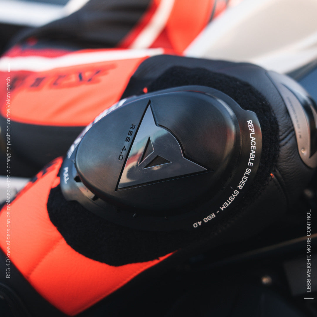 Dainese Misano 3 D-AIR® Kombinezon Kožno odijelo – Perforirani zračni jastučić trkaći kombinezon | Muški | Crvena 