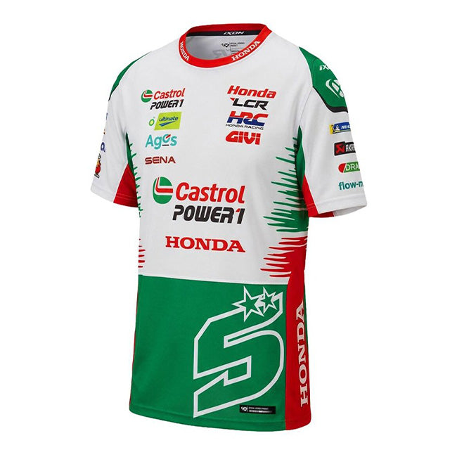 LCR Honda Racing Team Johann Zarco #5 T-shirt replika za muškarce 2026 IXON 