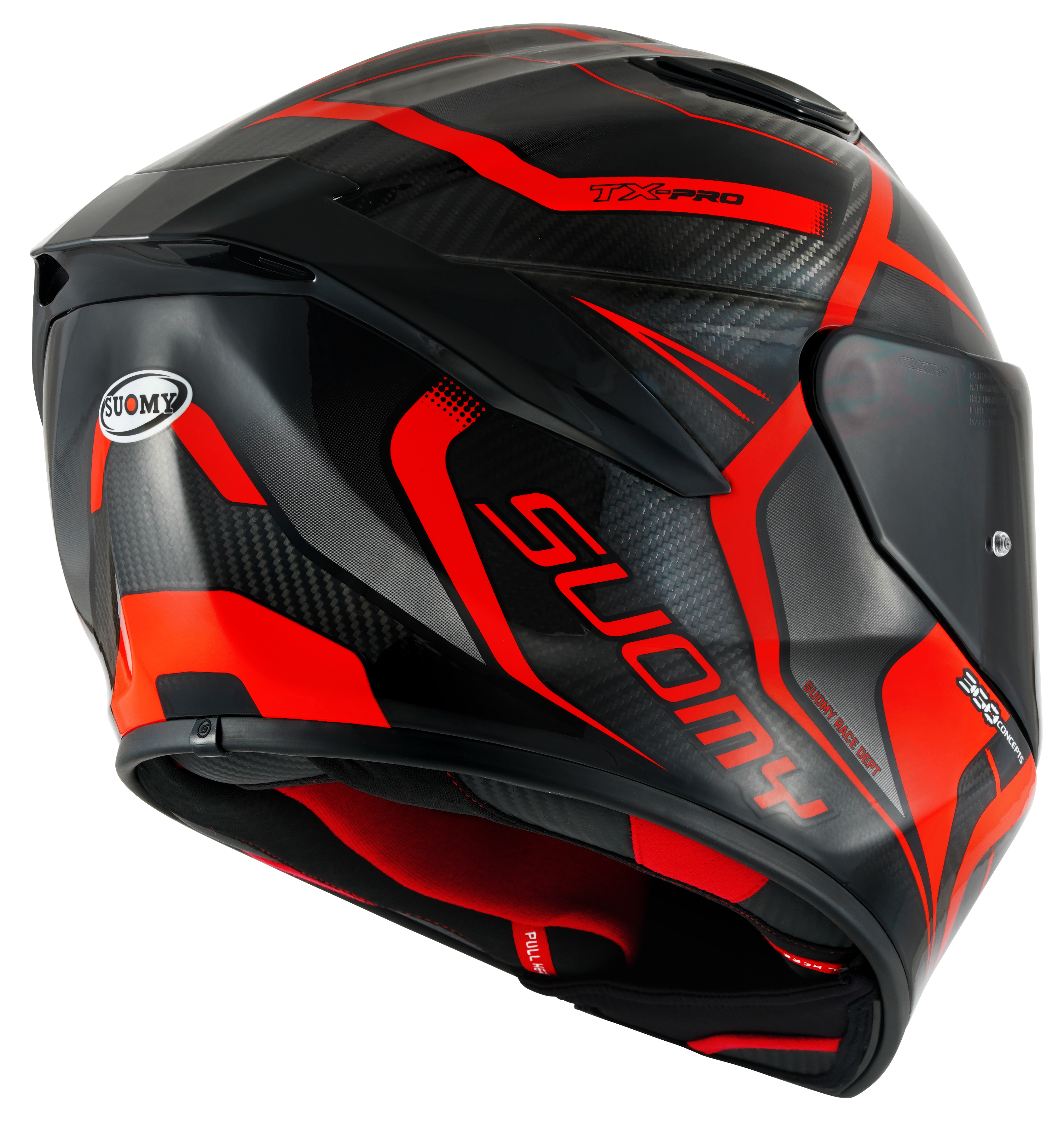 Suomy TX-Pro kaciga Carbon Advance Crvena Fluo K6TX0003 