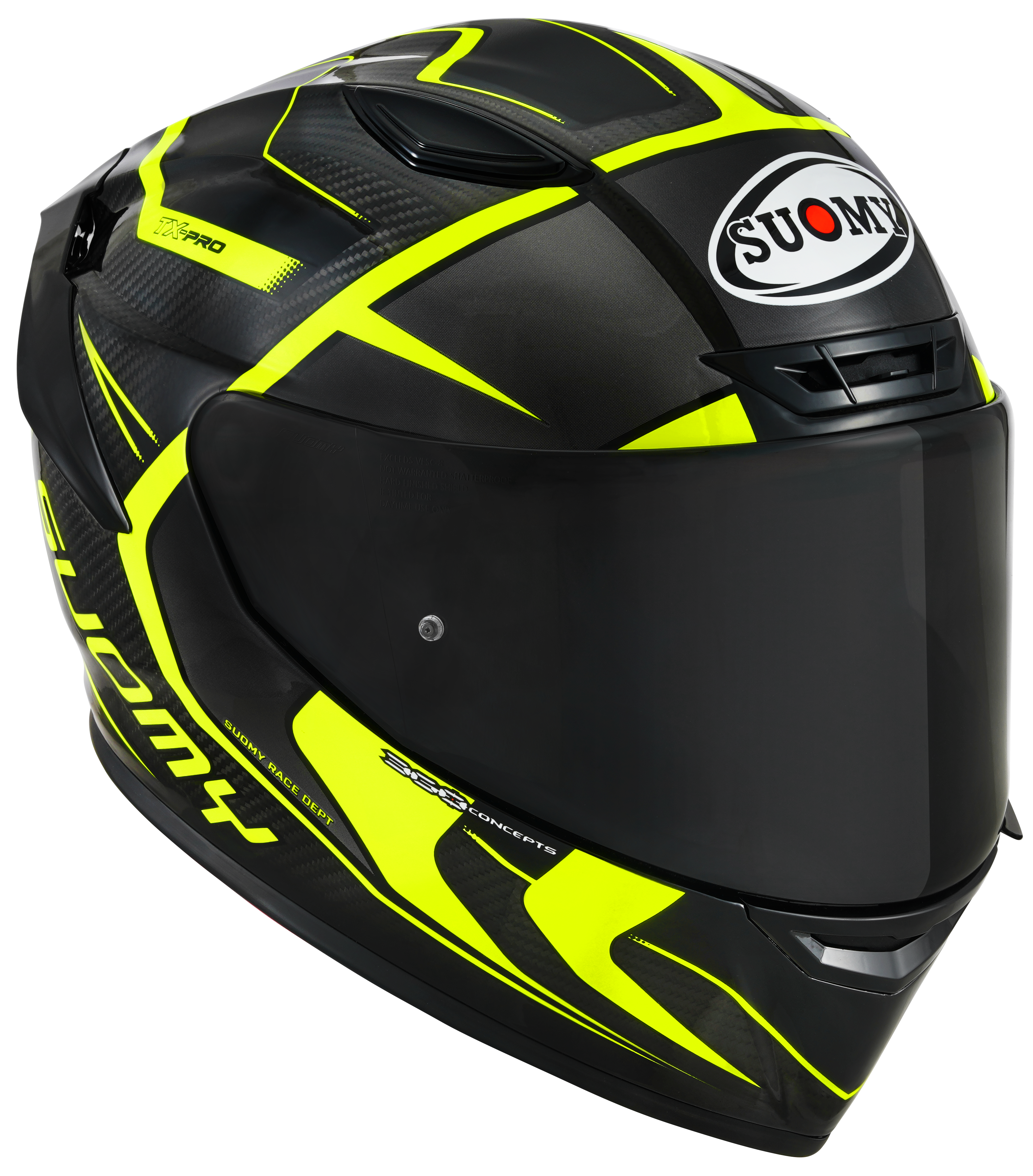 Suomy TX-Pro kaciga Carbon Advance Žuta Fluo K6TX0005 