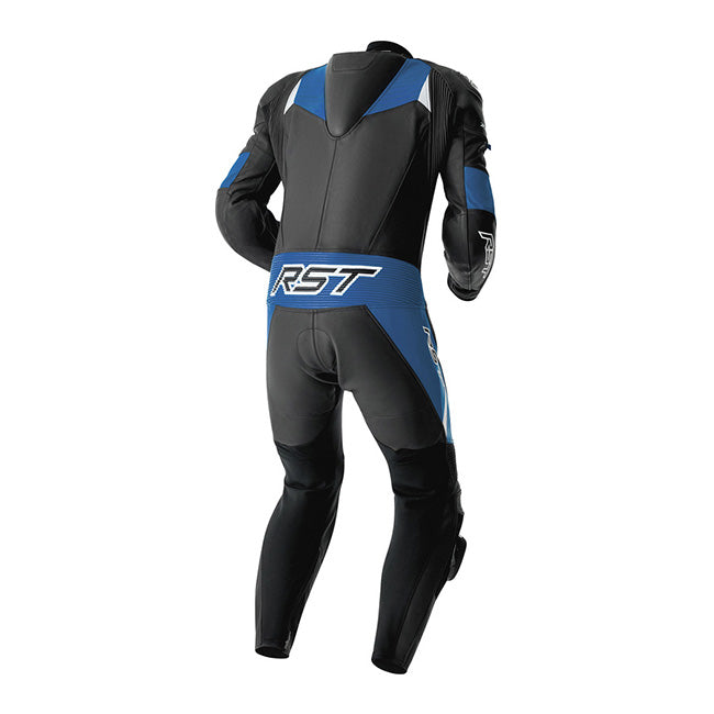 RST Tractech EVO D3O kombinezon od jednog dijela Kožno odijelo – Perforirani racing kombinezon | Muškarci | Crno/Plavo | 103634 