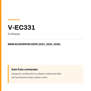 Akrapovic Endkappe BMW M1000RR / M1000R (21-26) V-EC331 — Platzhalter, kein Herstellerfoto verfügbar