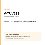 Akrapovic Geräuschdämpfer-Einsatz V-TUV299 — Platzhalter, kein Herstellerfoto verfügbar