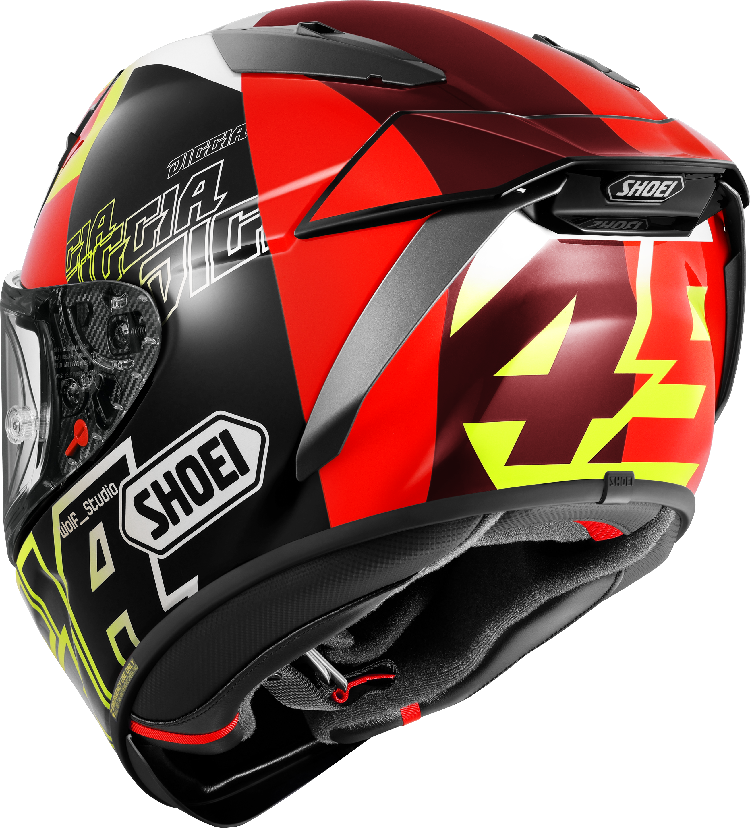 Shoei X-SPR PRO kaciga Diggia2 TC-3 Fabio Di Giannantonio Replica 2025 