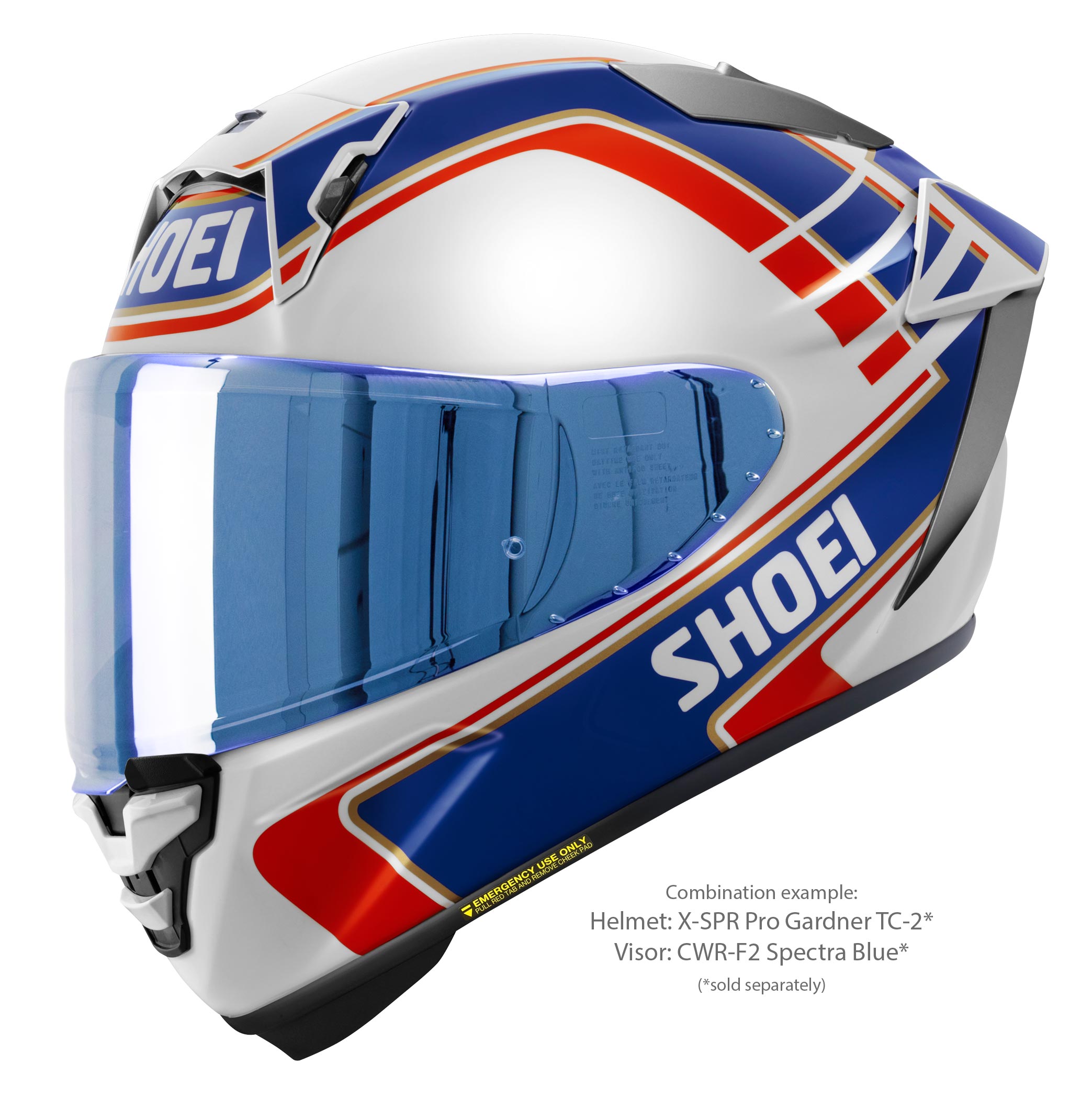 Shoei X-SPR PRO kaciga Wayne Gardner Replica TC-2 