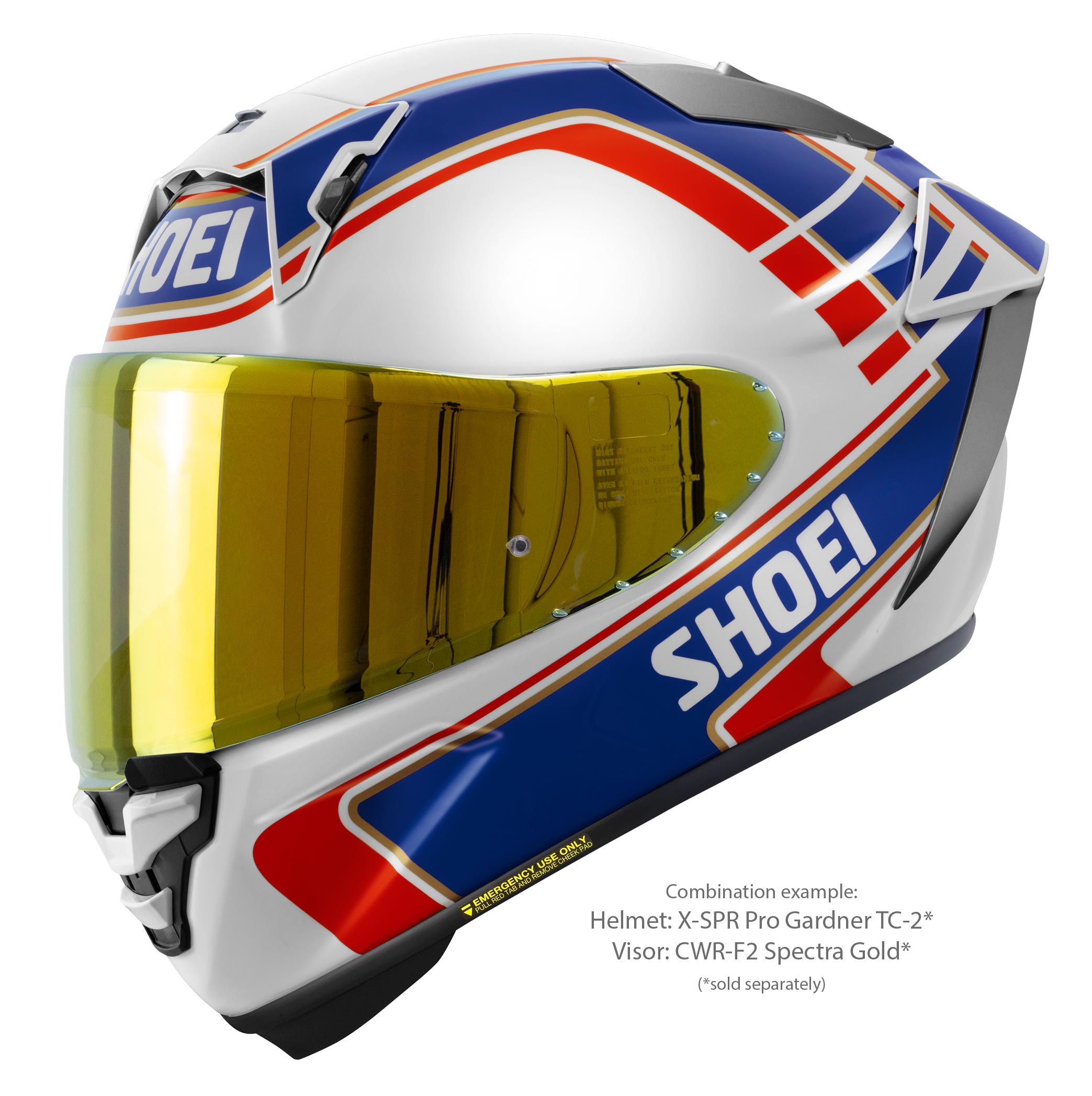 Shoei X-SPR PRO kaciga Wayne Gardner Replica TC-2 
