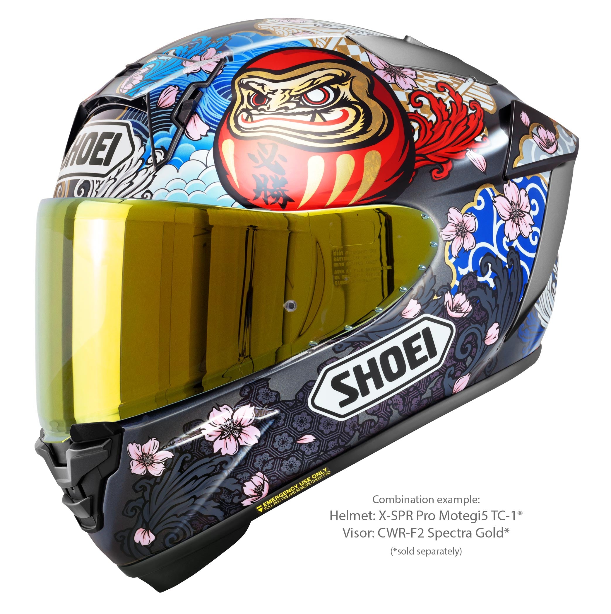 Shoei X-SPR PRO kaciga Márquez Motegi5 TC-1 - Marc Márquez Motegi 2024 replika 