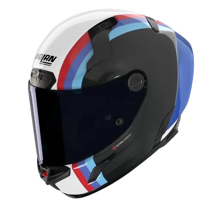 Nolan X-804 RS kaciga Ultra Carbon Gemini Bijela/Plava/Crvena 365 