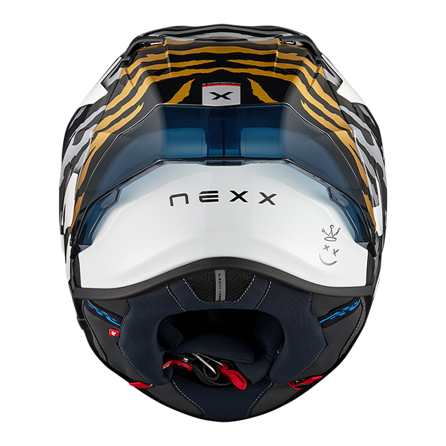Nexx X.R3R kaciga Ziger Carbon Siva Zlata 01XR323513378 