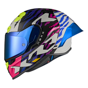Nexx X.R3R kaciga Ziger Carbon Ljubičasta Plava 01XR323513377 