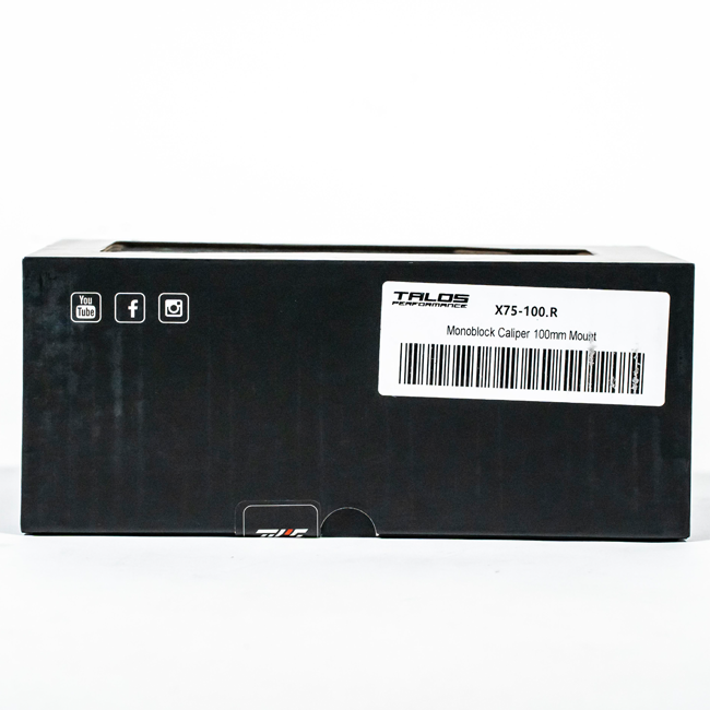 Talos X75 SBK Racing Monoblock P4 32/36 100mm kočiona čeljust naprijed desna | X75.100.HD.R 