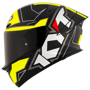 KYT TT-Revo kaciga Electron Black Yellow mat Y6TR0007 