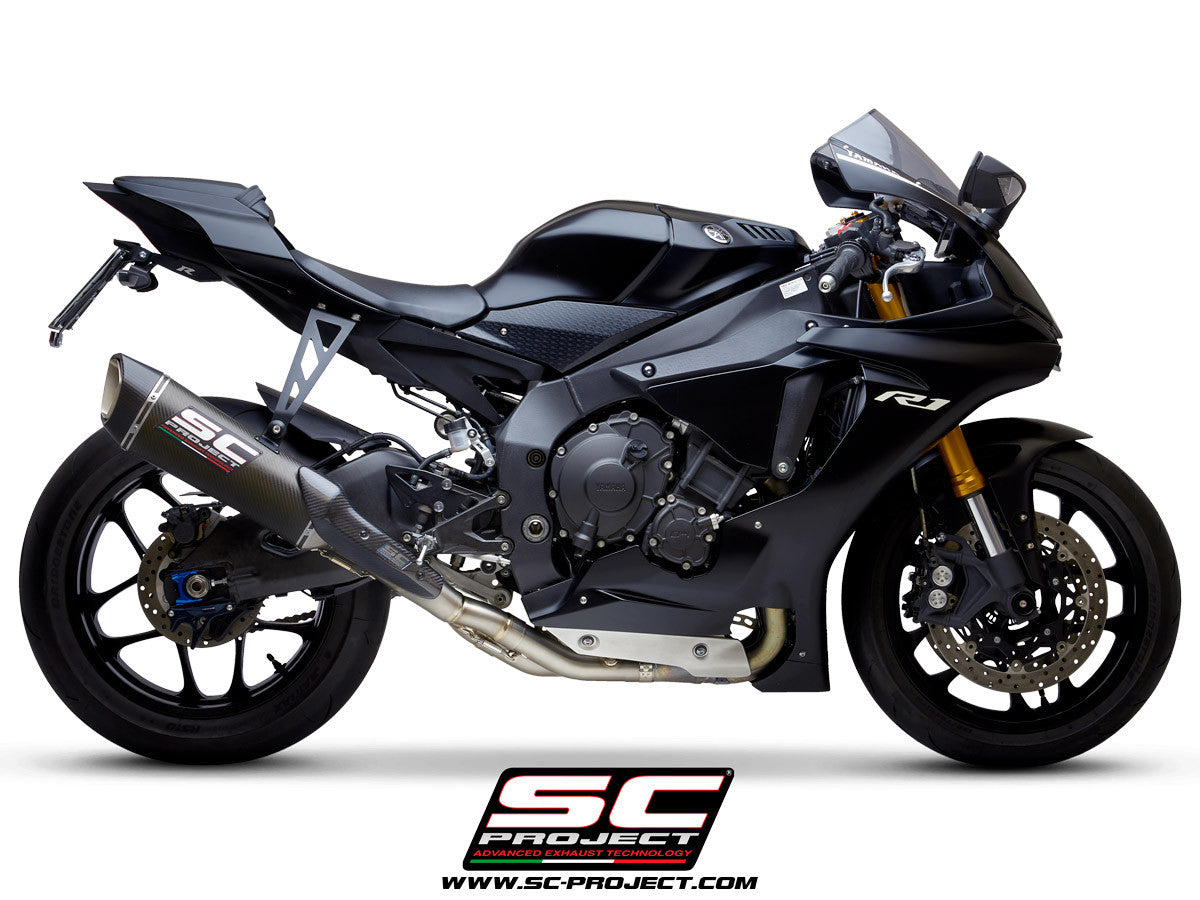 SC-Project Slip-On SC1-R + KAT zamjenska cijev Yamaha YZF-R1/M RN49 (17-19) 