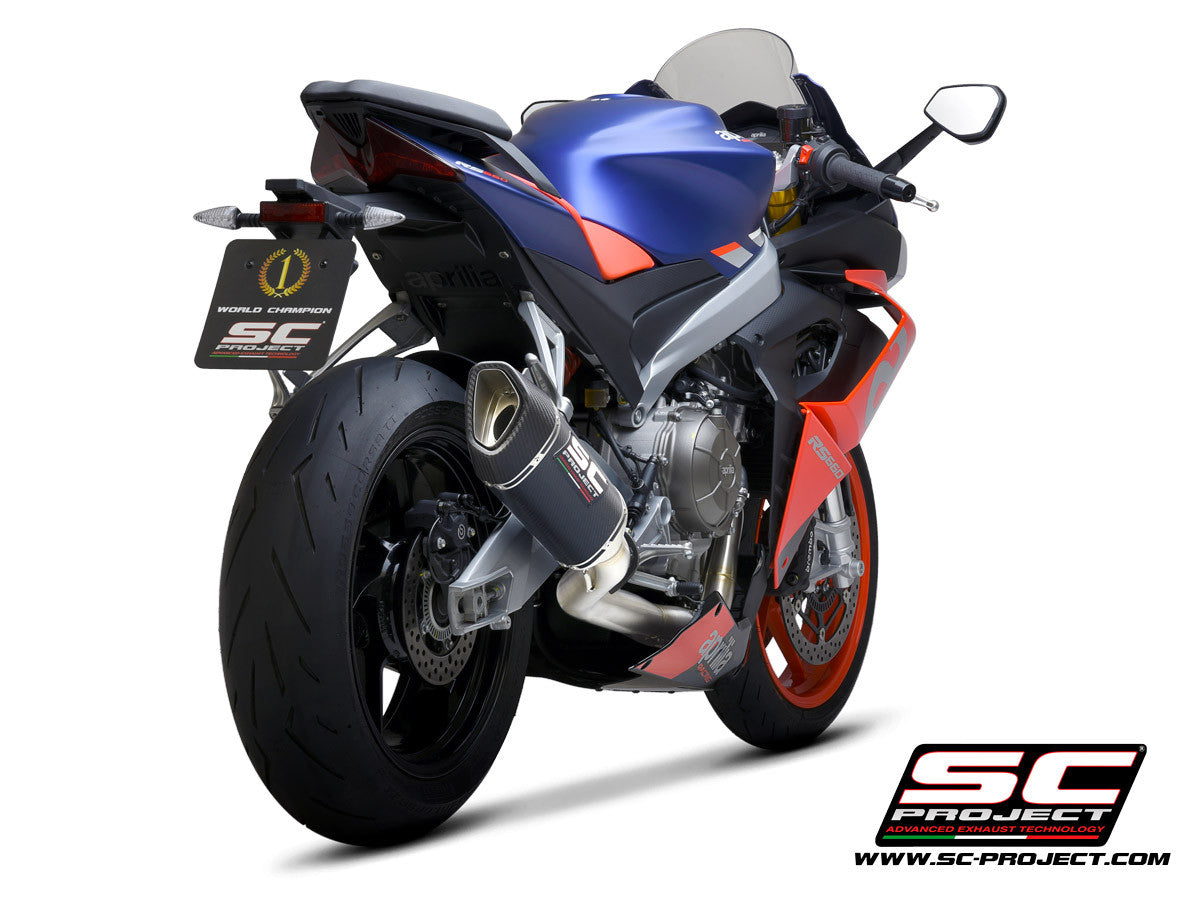 SC-Project nehrđajući čelik kompletni sustav 2-1 SC1-R Aprilia RS 660 (20-24) A23A-KC90 