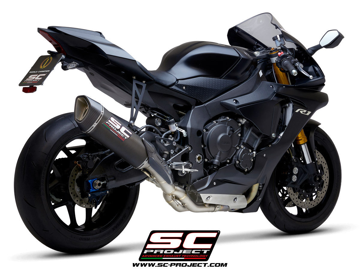SC-Project Slip-On SC1-R + KAT zamjenska cijev Yamaha YZF-R1/M RN49 (17-19) 