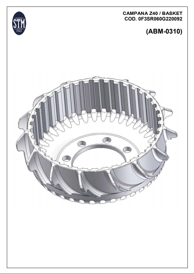 STM EVO GP suha spojka BMW S1000RR K46 (09-18) KTT-1300 