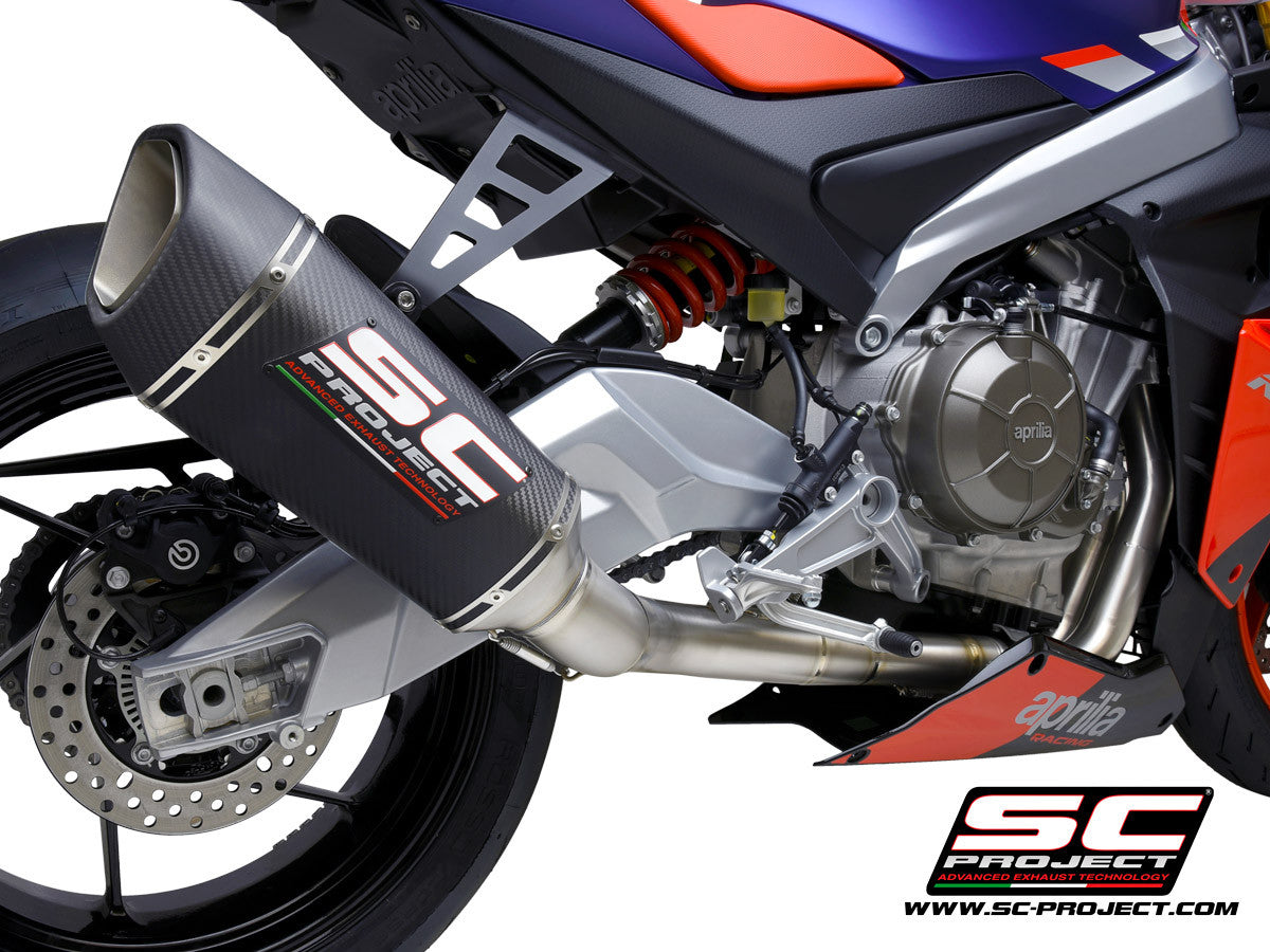 SC-Project Trofeo Titan kompletni sustav 2-1 SC1-R Aprilia RS 660 (20-24) A23A-PTC90 