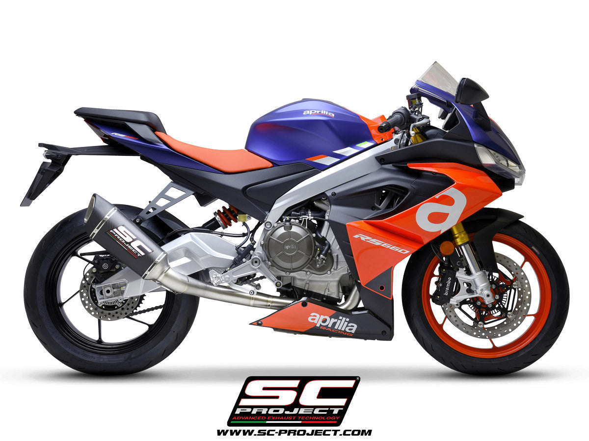 SC-Project Trofeo Titan kompletni sustav 2-1 SC1-R Aprilia RS 660 (20-24) A23A-PTC90 