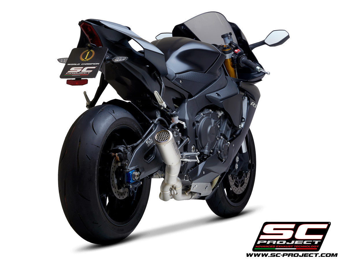 SC-Project Slip-On CR-T + KAT zamjensko cijev Yamaha YZF-R1/M RN32 (15-16) Y11A-DET36 