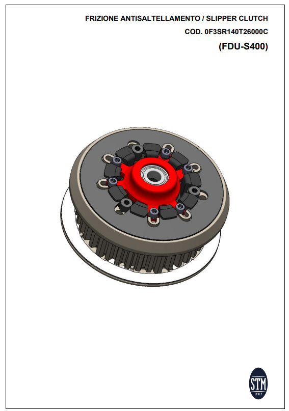 STM EVO SBK suha spojka Ducati Panigale V2 955 (20-24) KTT-2500 