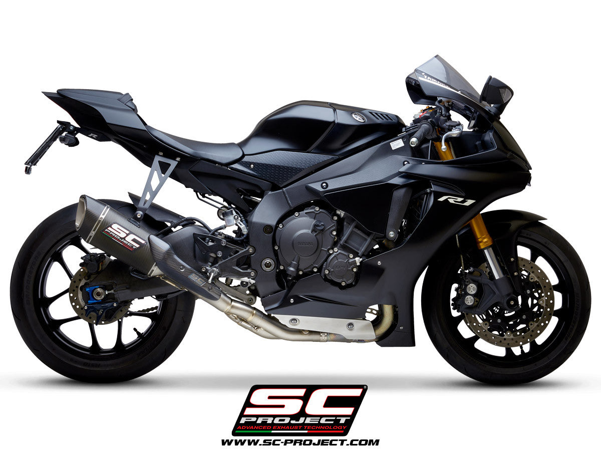 SC-Project Slip-On SC1-R + KAT zamjenska cijev Yamaha YZF-R1/M RN49 (17-19) 