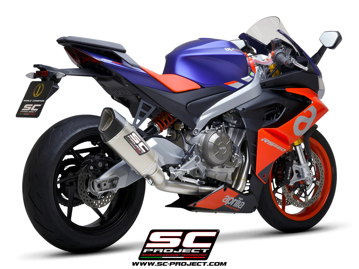 SC-Project Trofeo Titan kompletni sustav 2-1 SC1-R Aprilia RS 660 (20-24) A23A-PTC90 