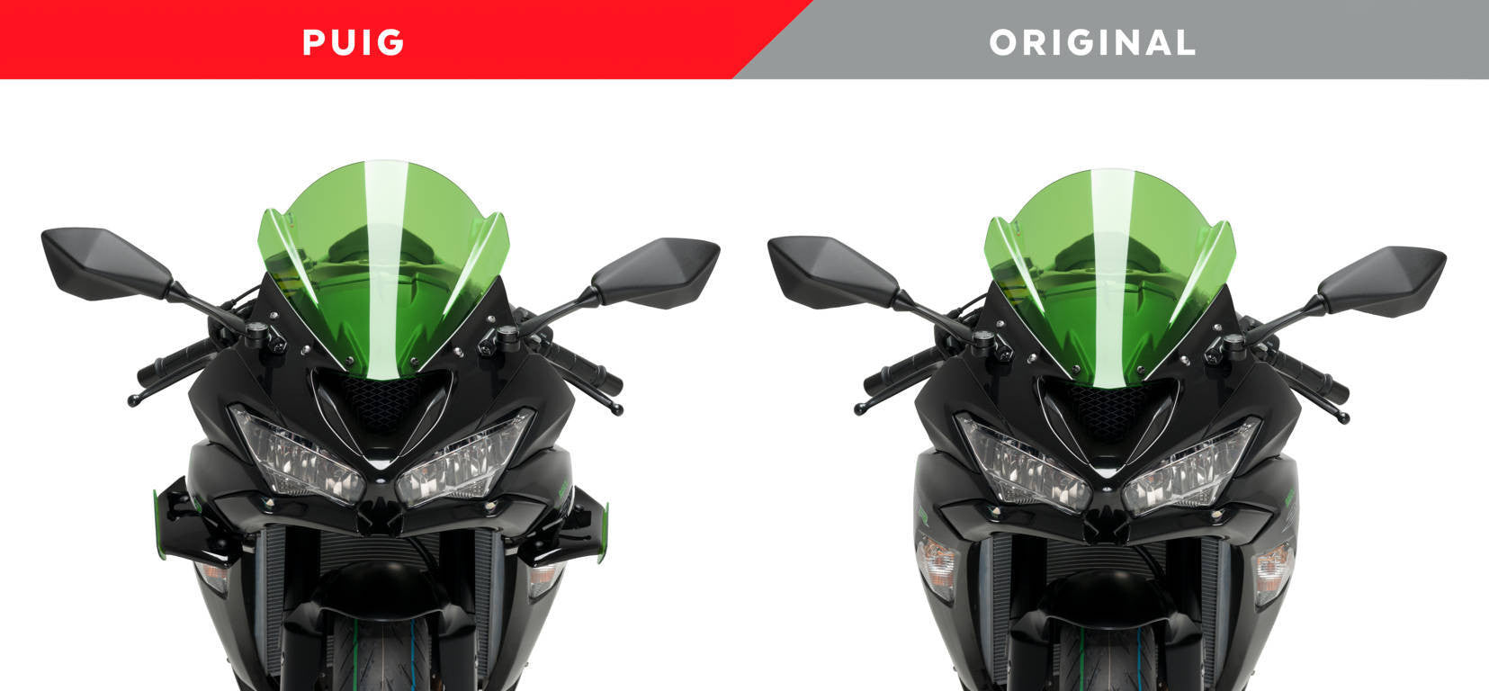 Puig Winglets Spojler Downforce Kawasaki ZX-6R 636 (18-23) 3176 