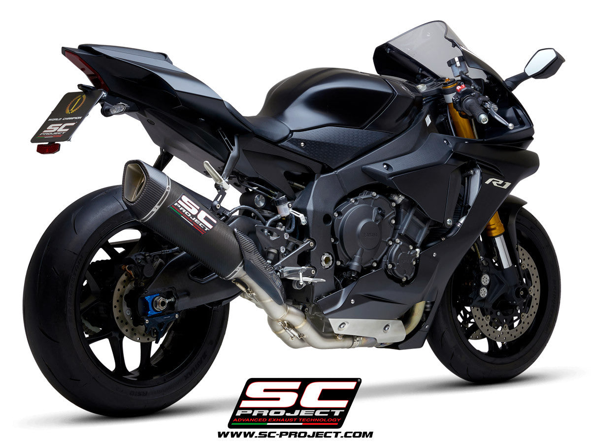 SC-Project Slip-On SC1-R + KAT zamjenska cijev Yamaha YZF-R1/M RN49 (17-19) 