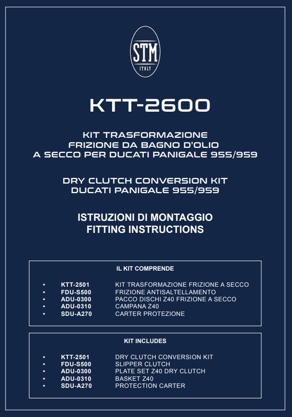 STM EVO GP suha spojka Ducati Panigale V2 955 (20-24) KTT-2600 