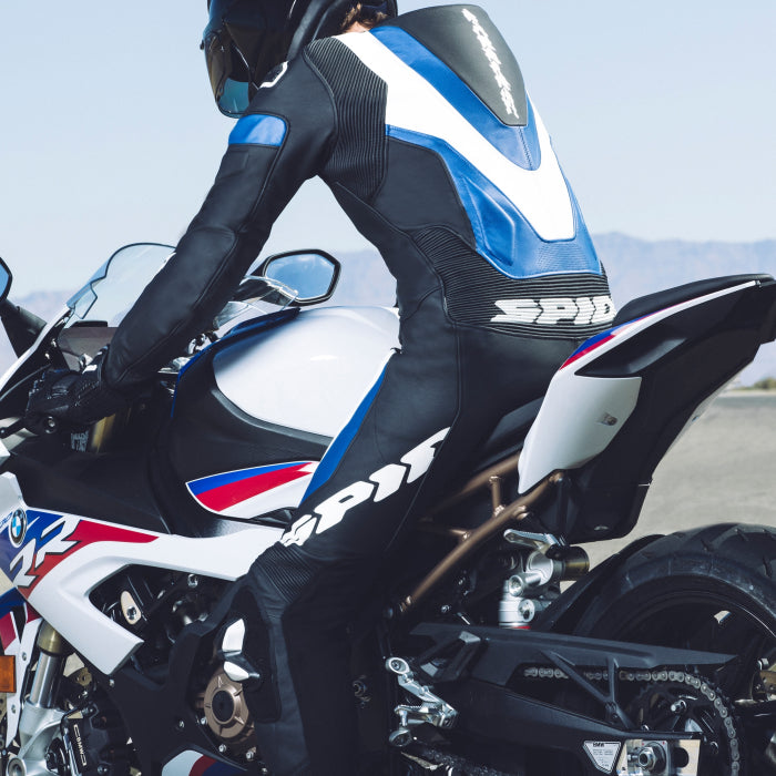 Spidi Laser Pro jednodijelni kombinezon Kožno odijelo – Perforirani trkaći kombinezon | Muški | Crna/Plava | Y154022 
