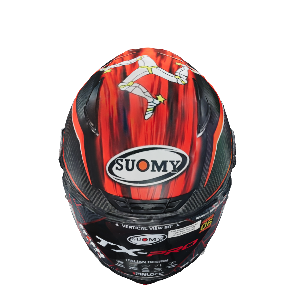 Suomy TX-Pro kaciga Carbon Johnson Replica Crvena Matt K6TX0010 