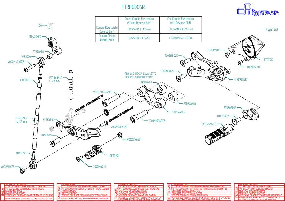 Sustav ispuha R LighTech Honda CBR 1000 RR (08-19) FTRHO006R 