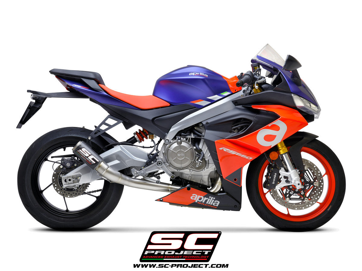 SC-Project Titan cjeloviti sustav 2-1 CR-T Aprilia RS 660 (20-24) A23A-PTC36 